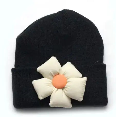 Gorro con Flor para Bebés