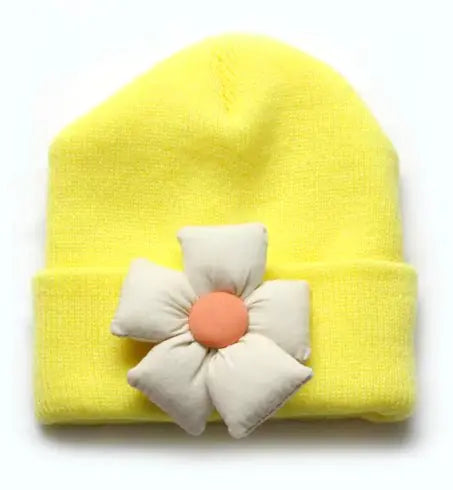 Gorro con Flor para Bebés