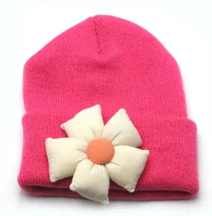 Gorro con Flor para Bebés