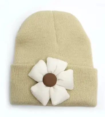 Gorro con Flor para Bebés