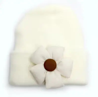 Gorro con Flor para Bebés